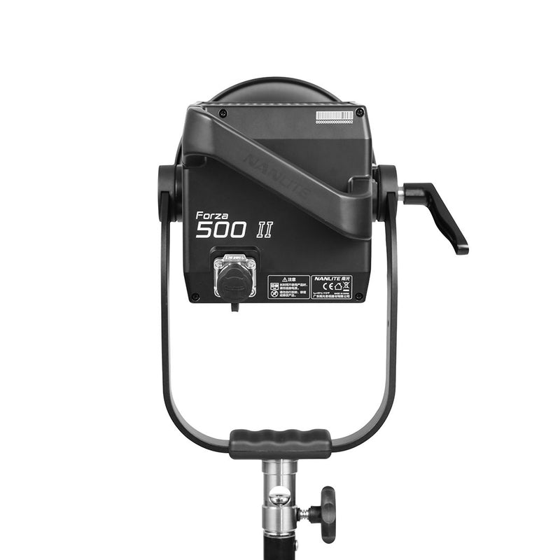 Nanlite Forza 500 II studio light – runs on 14.8V V-Mount batteries