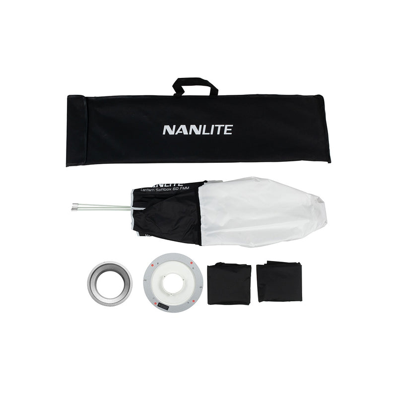 ซอฟต์บ็อกซ์โคมกลม Nanlite LT-FMM-60 มีอะแดปเตอร์ Bowens