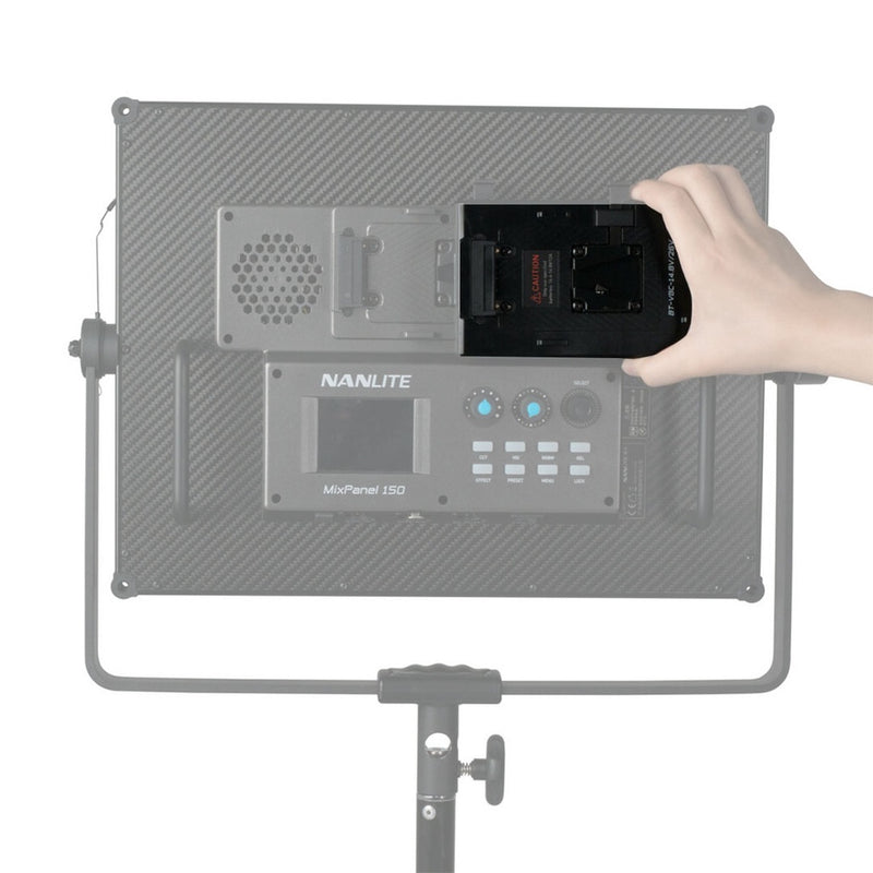 อะแดปเตอร์แบตเตอรี่ Nanlite MixPanel 150 Adapter ใช้แบต V-Mount 14.8V