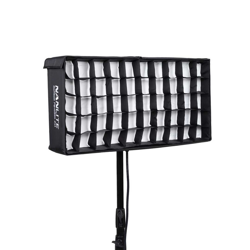ไฟแผง Nanlite PavoSlim 120B มี Softbox และกริดในชุด