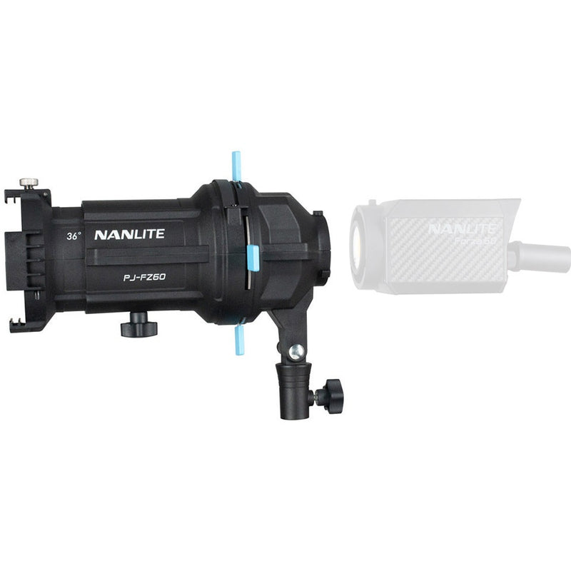 หัวโปรเจกชันไฟ Nanlite Projection Forza 60 GOBO 4 ลาย พร้อมเฟรม