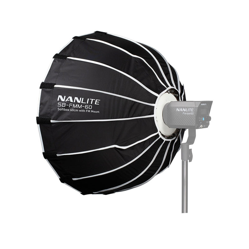 ซอฟต์บ็อกซ์พาราโบลิก Nanlite SB-FMM-60 Speed Ring FM และ Bowens