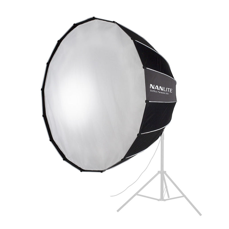 Nanlite Para 150 parabolic softbox – 1-stop and 2-stop diffusers