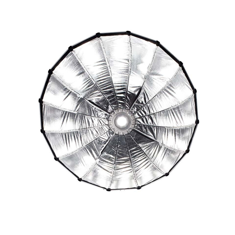 Nanlite Para 90-Q softbox with 1-stop and 2-stop diffusers