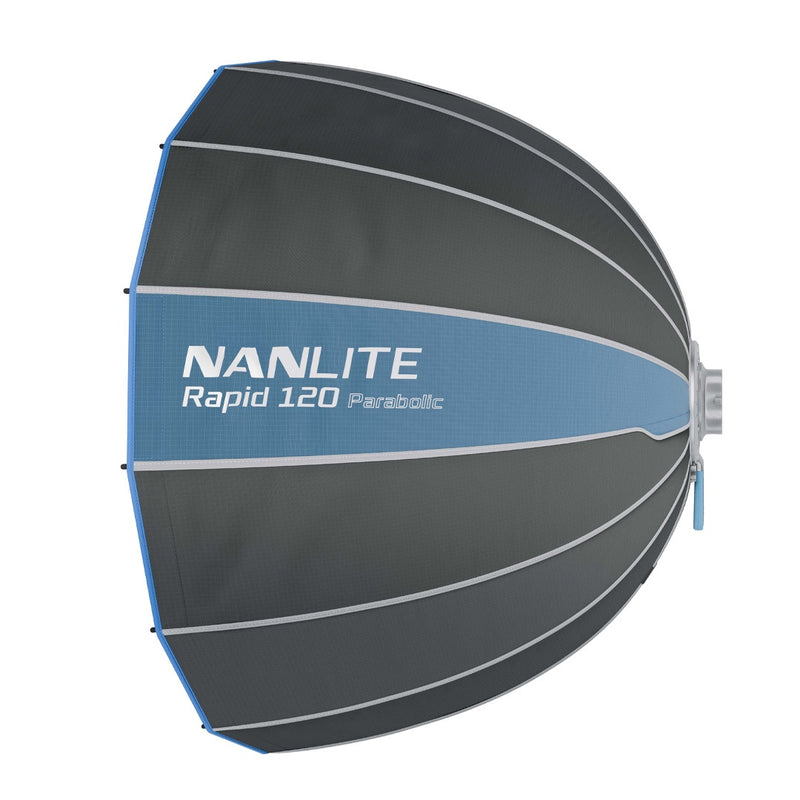 ซอฟต์บ็อกซ์พาราโบลิก Nanlite Rapid 120 กางและพับเก็บใน 5 วินาที