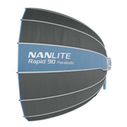 Nanlite Rapid 90 parabolic softbox, opens in 5 seconds