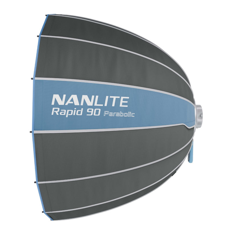 Nanlite Rapid 90 parabolic softbox, opens in 5 seconds