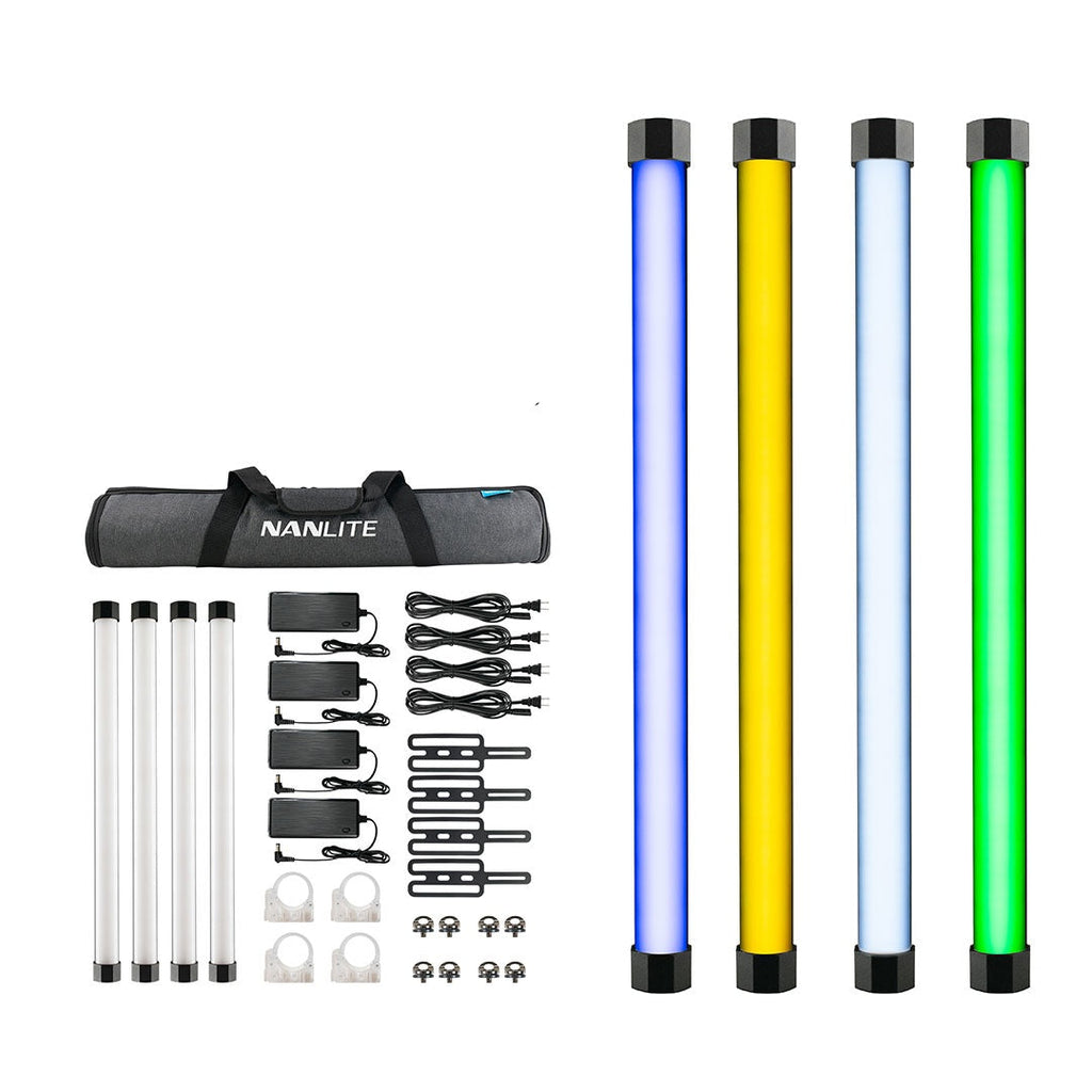 ไฟแท่ง LED Pixel RGBWW Nanlite PavoTube II 15X 4-Light Kit ยาว 2 ฟุต ชุด 4 ดวง