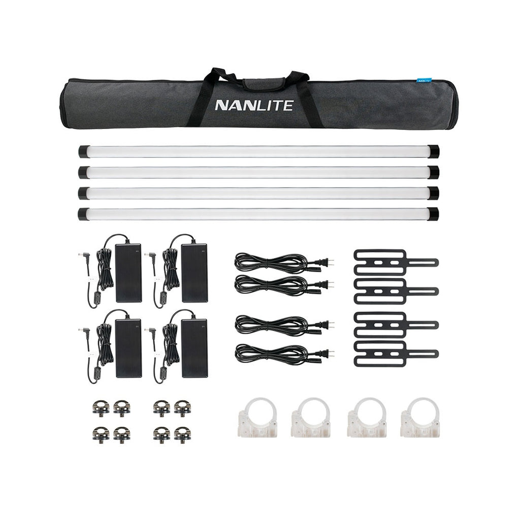 ไฟแท่ง LED Pixel RGBWW Nanlite PavoTube II 30X 4-Light Kit ชุด 4 ดวง ยาว 4 ฟุต