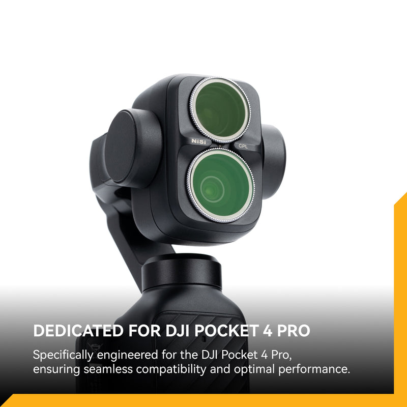 NiSi Magnetic filter for DJI Osmo Pocket 4P VND 1-5 มุมมองด้านหน้า