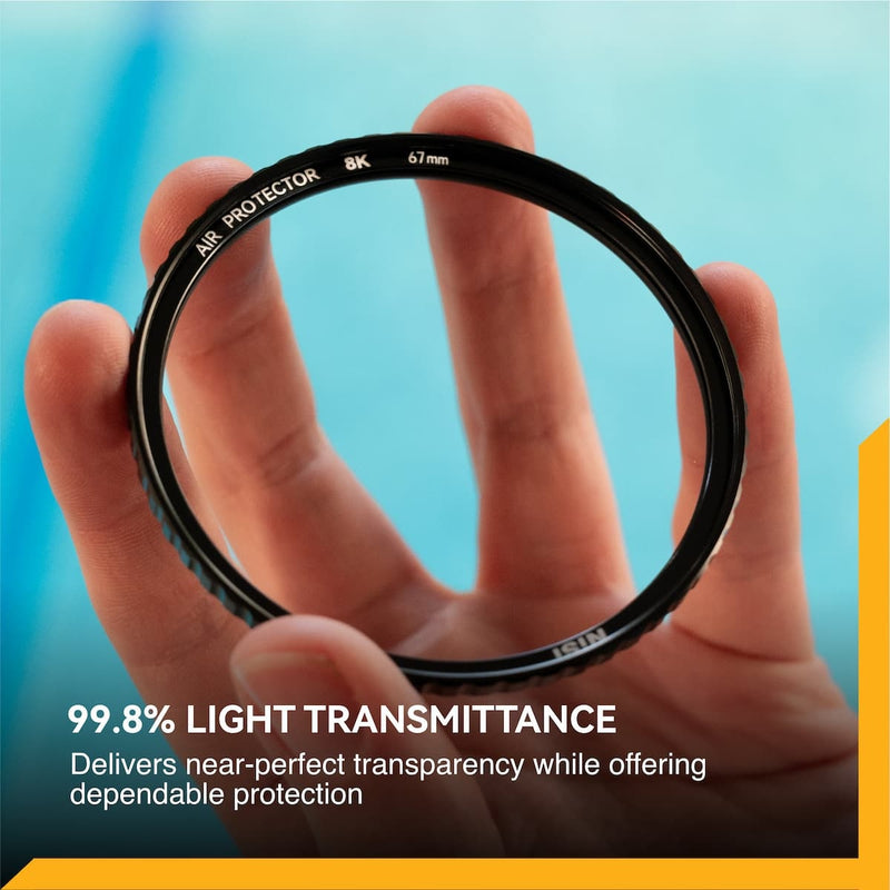 NiSi 40.5-105mm AIR PROTECTOR Clear Filter สำหรับงานถ่ายภาพและวิดีโอ
