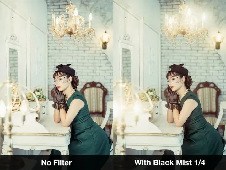 NiSi 49-95mm Circular Black Mist 1/4 Filter สำหรับงานถ่ายภาพและวิดีโอ