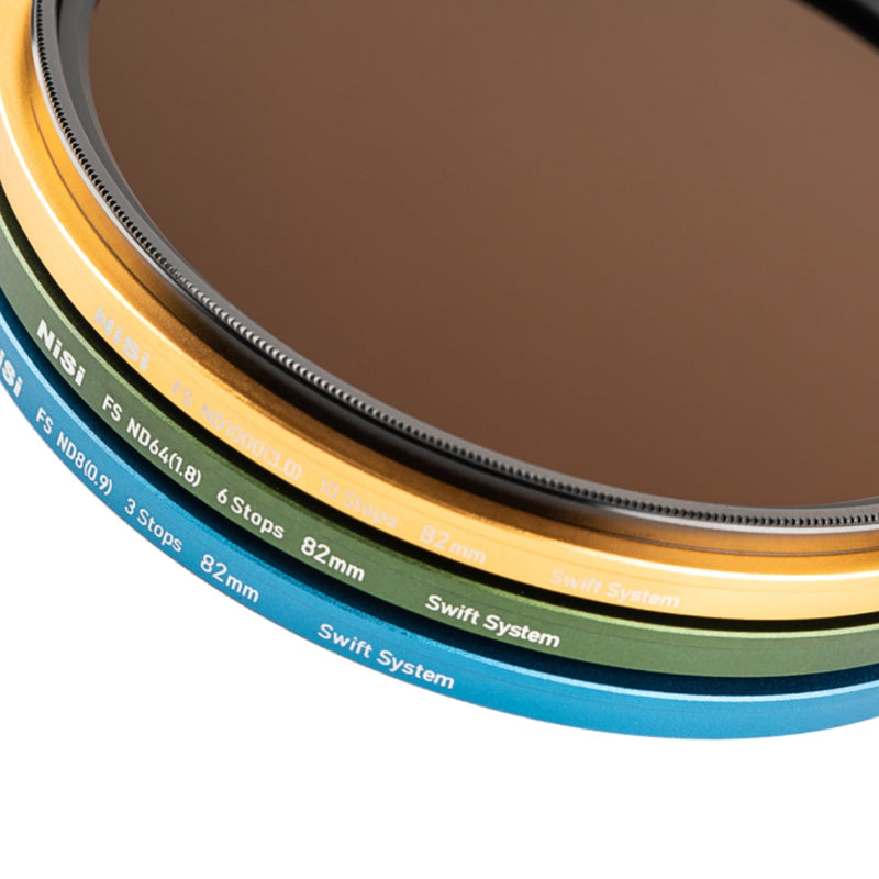 NiSi 67-82mm Swift FS ND8 + ND64 + ND1000 Fil ฟิลเตอร์ NiSi ของแท้