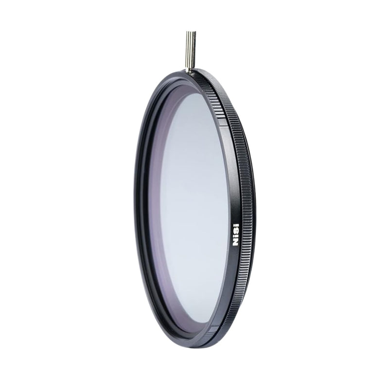NiSi 67-82mm VARI Orange Blue C-Polarizer Filter มุมมองด้านหน้า