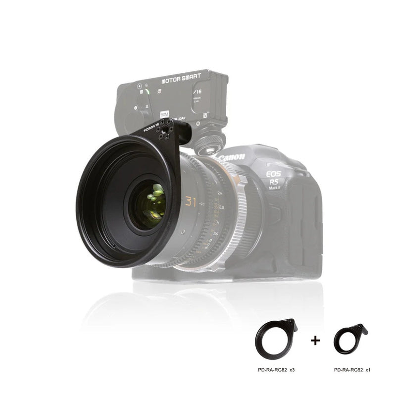 ริงยึดมอเตอร์โฟกัส PDMOVIE RIG AIR Lens Rod Ring 4-Pack สำหรับมอเตอร์ LIVE AIR 4 เลนส์ 52-82mm