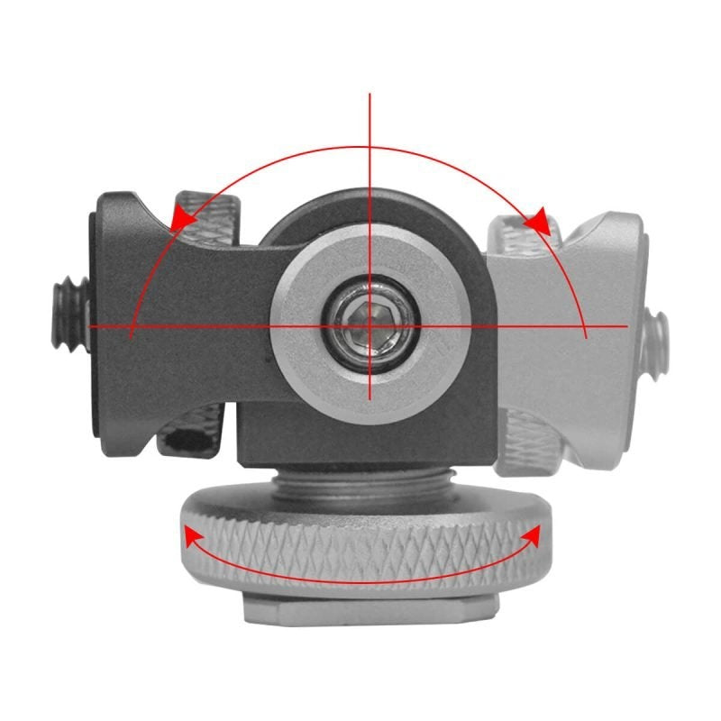 Portkeys MH-2 Monitor Holder มุมมองด้านหลัง
