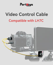 Portkeys Control Cable 2-in-1 HDMI and USB-C Camera Con มุมมองด้านหลัง