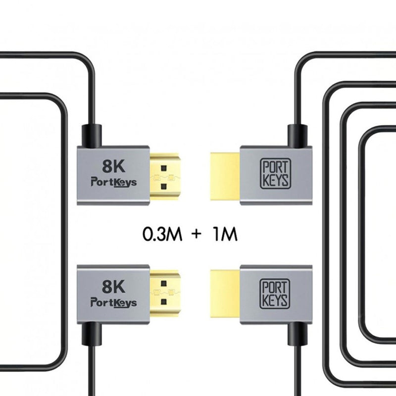 Portkeys 2.5MM Ultra-Thin HDMI Cable