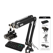 ชุดสตรีมและพอดแคสต์ RODE RODECaster Video S Podcast Set with 2x PodMic, 2x PSA1+ Boom Arm and 2x XLR Cable RODECaster Video S