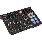 มิกเซอร์พอดแคสต์ RODECaster Pro Podcast Production Studio ช่องสมาร์ทโฟน, USB และ Bluetooth™