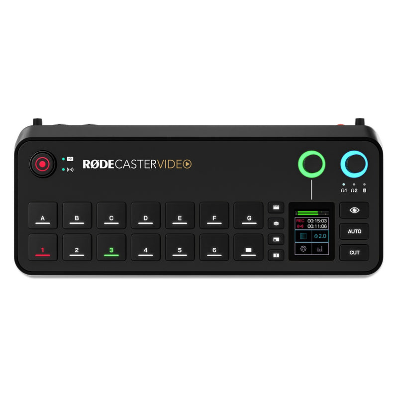 RODECaster Video All-in-One Video and Audio switcher – incredibly easy to use