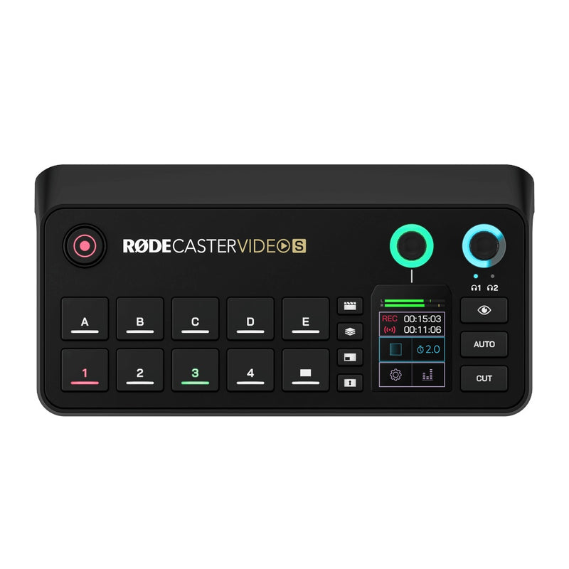 สวิตเชอร์วิดีโอ RODECaster Video S Video and Audio ความคมชัด Full HD 4 HDMI inputs