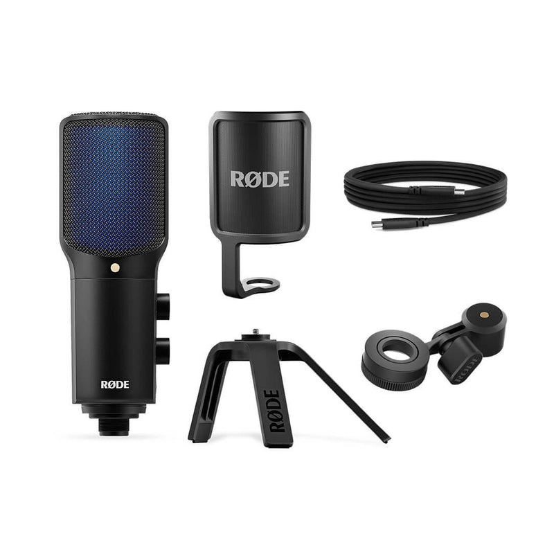 RODE NT-USB+ Professional USB Microphone, detailed settings adjustable in a variety of programs