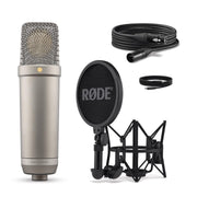 RODE NT1 5th Generation Studio Condenser Microphone, large 1-inch capsule for good pickup