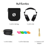 หูฟังมอนิเตอร์ NTH-100 Professional Closed-Back Over-Ear ตอบสนองความถี่ 5 Hz