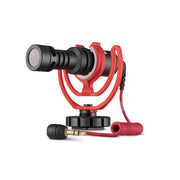 RODE VideoMicro compact on-camera microphone, small and light, only 80 mm long and 42 g