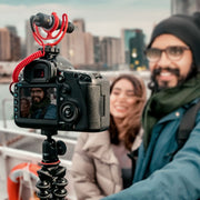 RODE VideoMicro compact on-camera microphone, furry windshield included