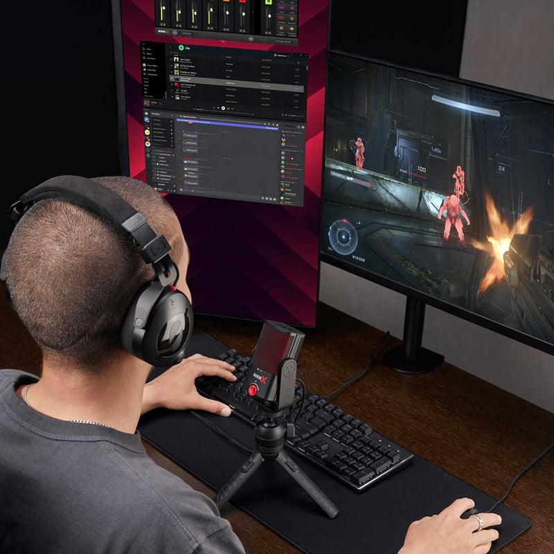 ไมค์คอนเดนเซอร์ X XCM-50 Professional Condenser USB Analog Outputs: 3.5mm Headphone Output