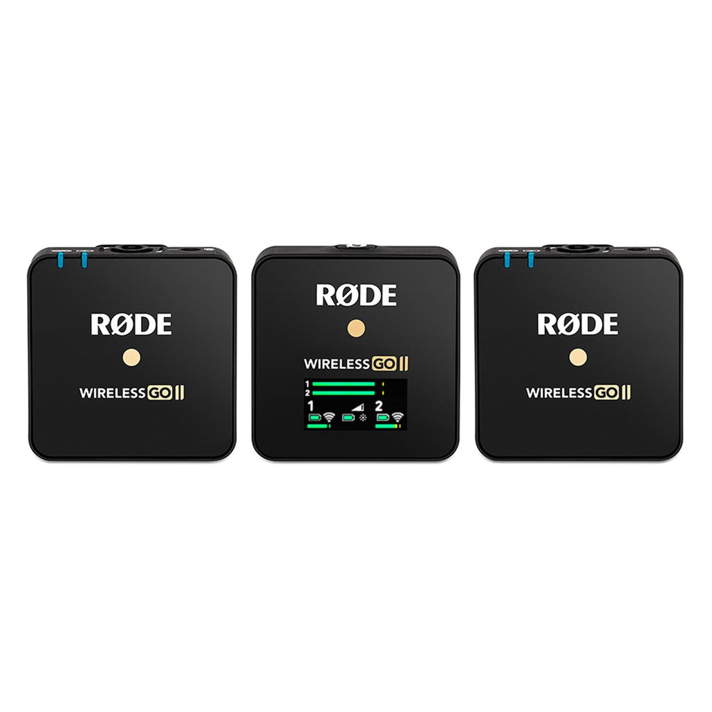 ไมค์ไร้สาย RODE Wireless GO II Dual Wireless Microphone System มาพร้อม 2 ตัวส่ง (มีไมค์ในตัว) + 1 ตัวรับ