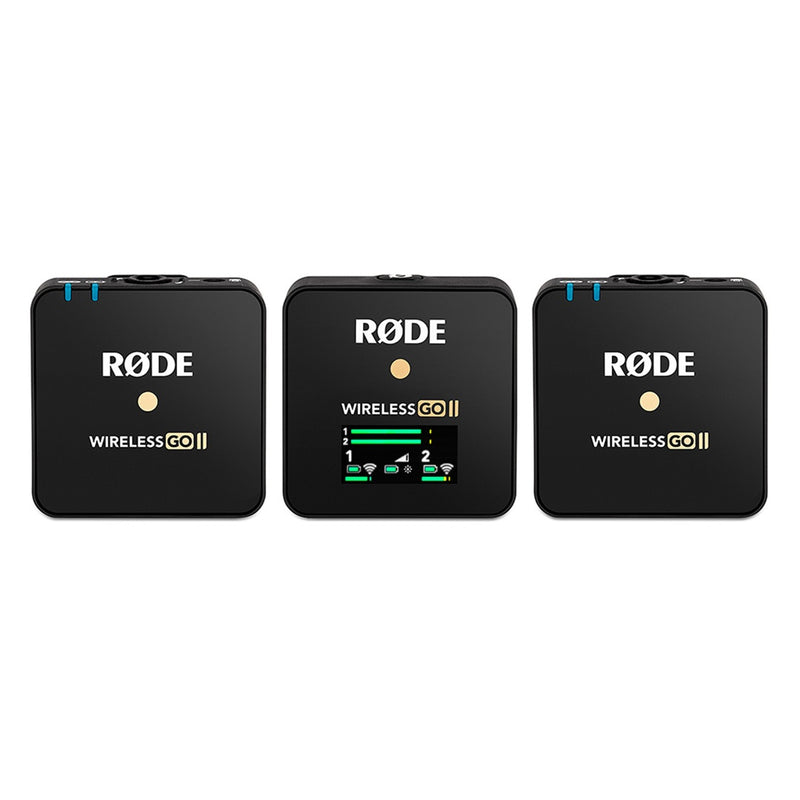 ไมค์ไร้สาย RODE Wireless GO II Dual Wireless Microphone System มาพร้อม 2 ตัวส่ง (มีไมค์ในตัว) + 1 ตัวรับ
