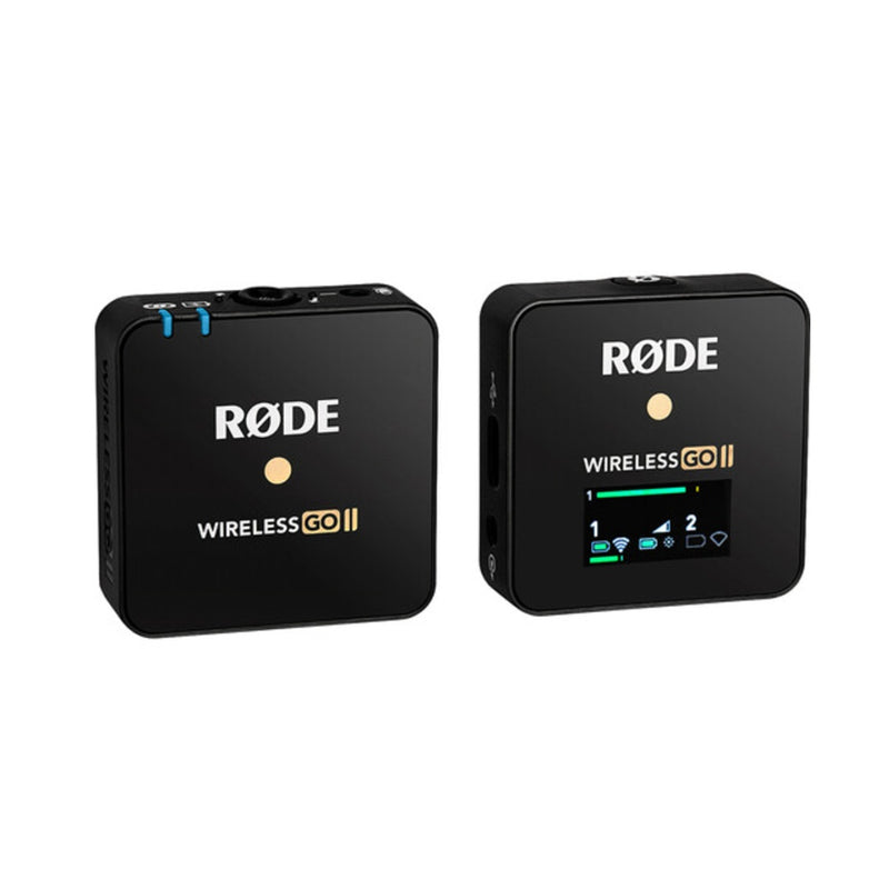 RODE Wireless GO II Single wireless microphone system, 1 TX (built-in mic) + 1 RX