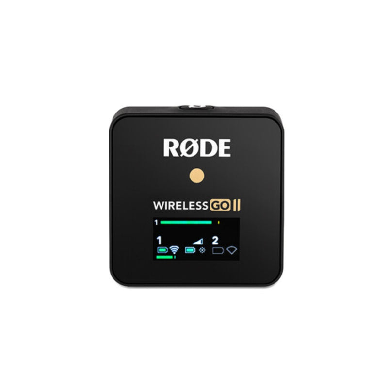 RODE Wireless GO II Single wireless microphone system, records to built-in storage for up to 24 hr