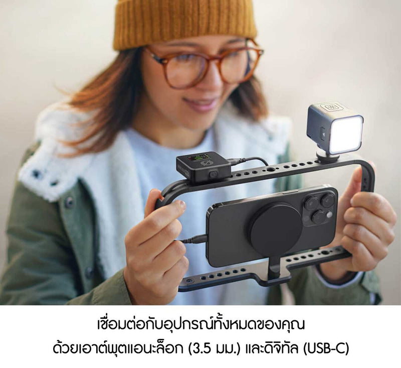 ไมค์ไร้สาย Wireless PRO Wireless Microphone System TX มีเกลียวหมุนล็อคเมื่อต่อกับ Lavalier II