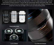 เลนส์ SIRUI Sniper 23-33-56mm F1.2 ออโต้โฟกัส APS-C