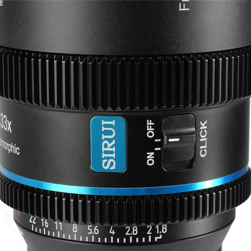 เลนส์ SIRUI 40mm T1.8 Anamorphic 1.33x ออโต้โฟกัส Super 35