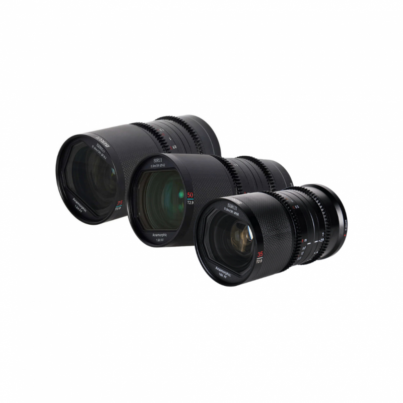 เลนส์ SIRUI Saturn 35-50-75mm T2.9 1.6x Anamorphic ชุด Kit หลายระยะ