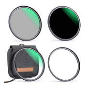 K&F 49-82mm Nano-X, MCUV+CPL+ND1000+Adapter Ring Magnetic 4 in 1 Lens Filter Kit Waterproof Scratch-Resistant Anti-Reflection with Filter Pouch Lens Filter K&F Concept