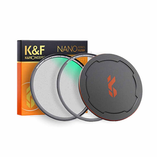 K&F 49-82mm Nano-X Magnetic 1/4 Black Mist Diffusion Filter, HD, Waterproof/Scratch-Resistant/Anti-Reflection, with Magnetic Mounting Ring and Magnetic Metal Top Cover Lens Filter K&F Concept