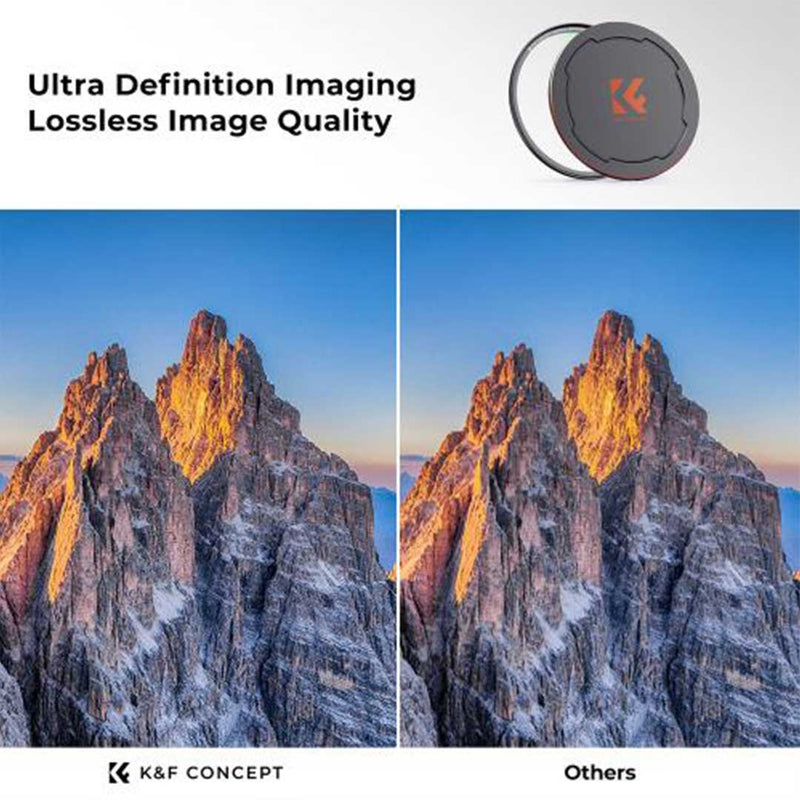 49-82MM Nano-X Magnetic MCUV Filter, HD  K&F ฟิลเตอร์