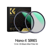 K&F 49-82mm Nano-X 1/4 & 1/8 Black Mist Filter Kit Lens Filter K&F Concept