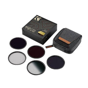 K&F 49-82mm Nano-X Magnetic Lens Filter Kit GND8+ND8+ND64+ND1000+Magnetic Adapter Ring, 5 in 1 Quick Swap System Lens Filter K&F Concept