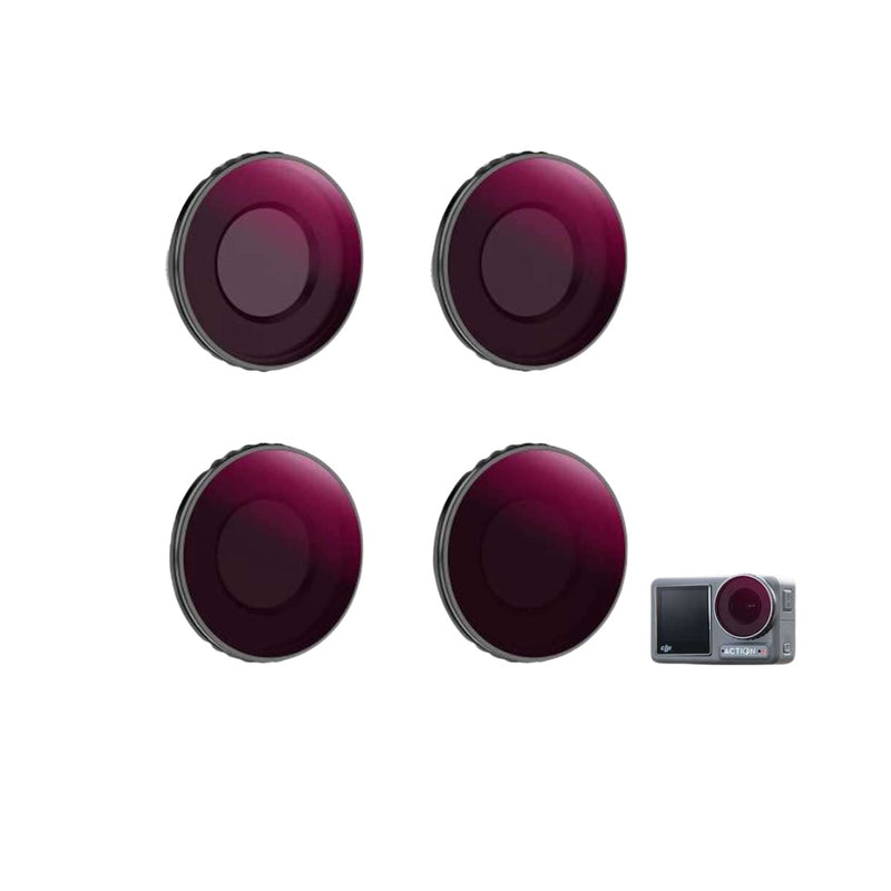 K&F Osmo Action 4 & 5 ND&PL Filter Kit ND8&PL+ND16&PL+ND32&PL+ND64&PL 4 Pack Lens Filter K&F Concept
