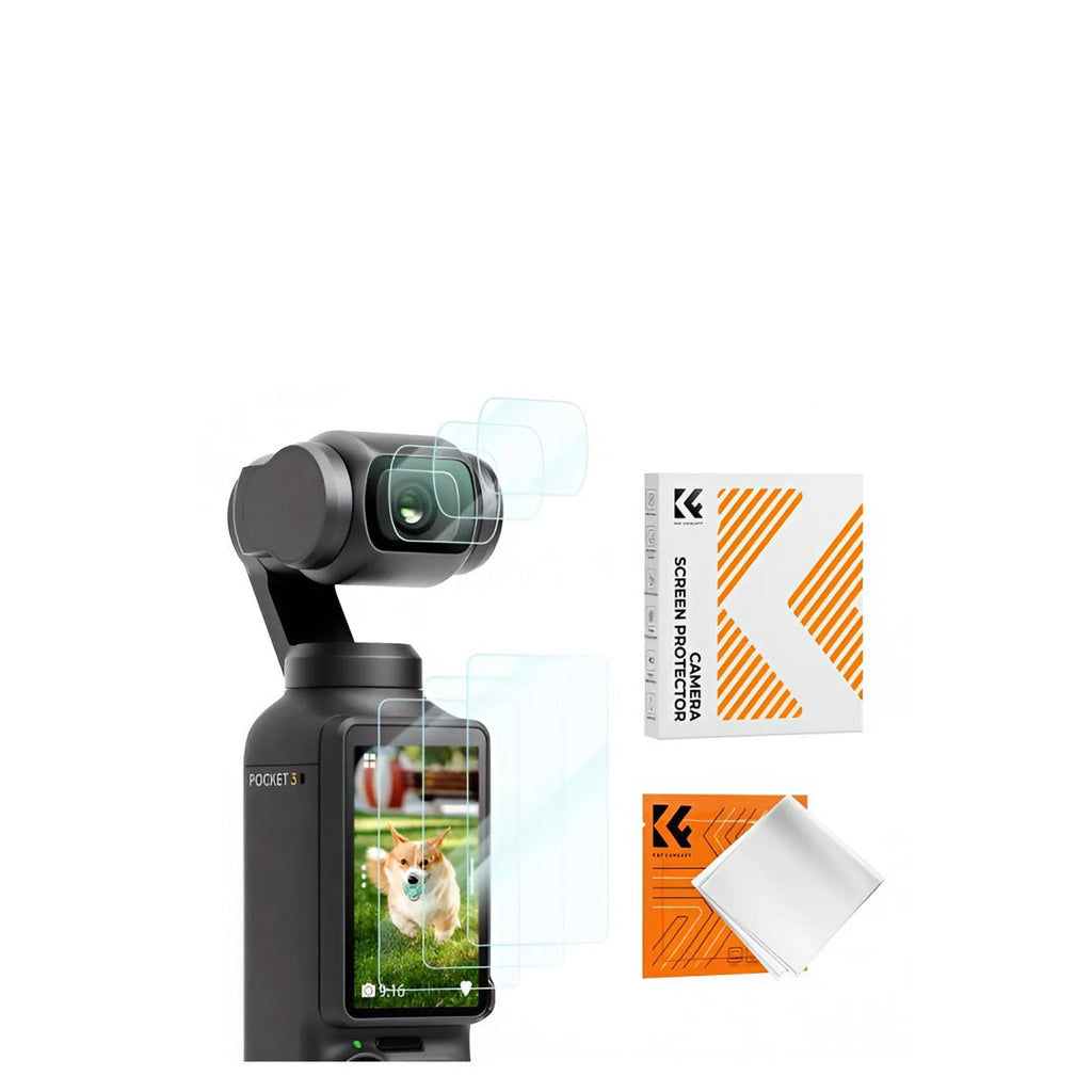 K&F Camera Screen Protector for DJI OSMO Pocket 3 ฟิล์มกระจกกันรอยหน้าจอ Screen Protector K&F Concept