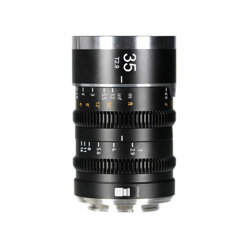 เลนส์ Anamorphic ฟูลเฟรม SIRUI Saturn V2 35mm T2.9 1.6x สลับแนวนอนแนวตั้งได้