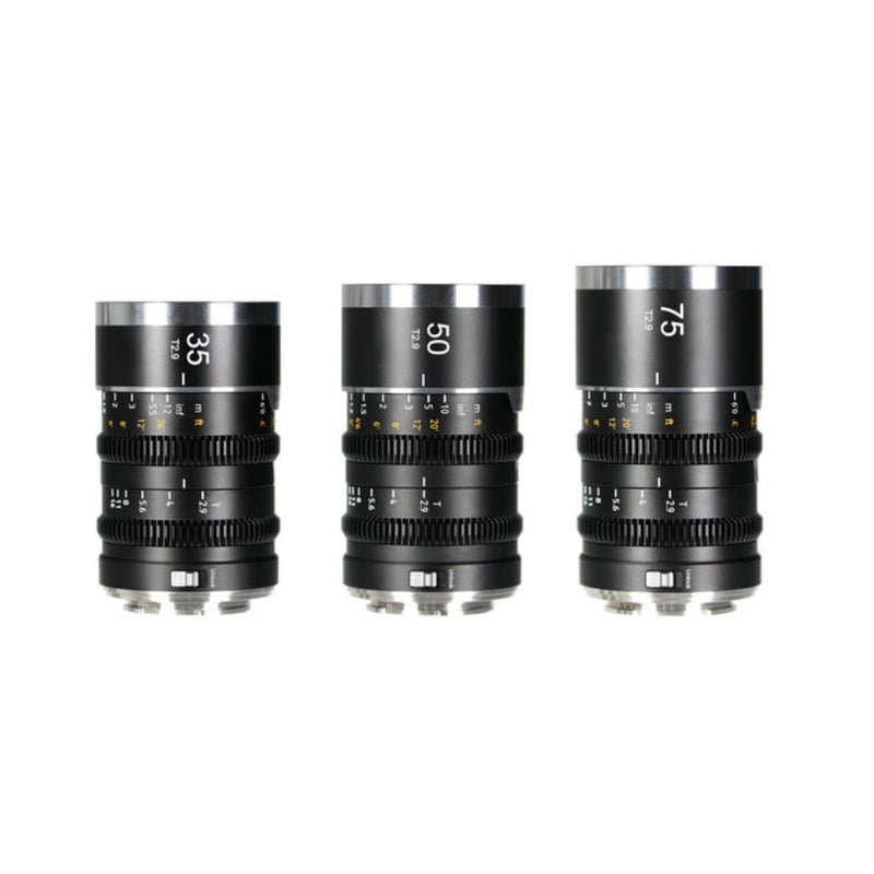 ชุดเลนส์ SIRUI Saturn V2 3-Lens Kit T2.9 เท่ากันทั้งชุด