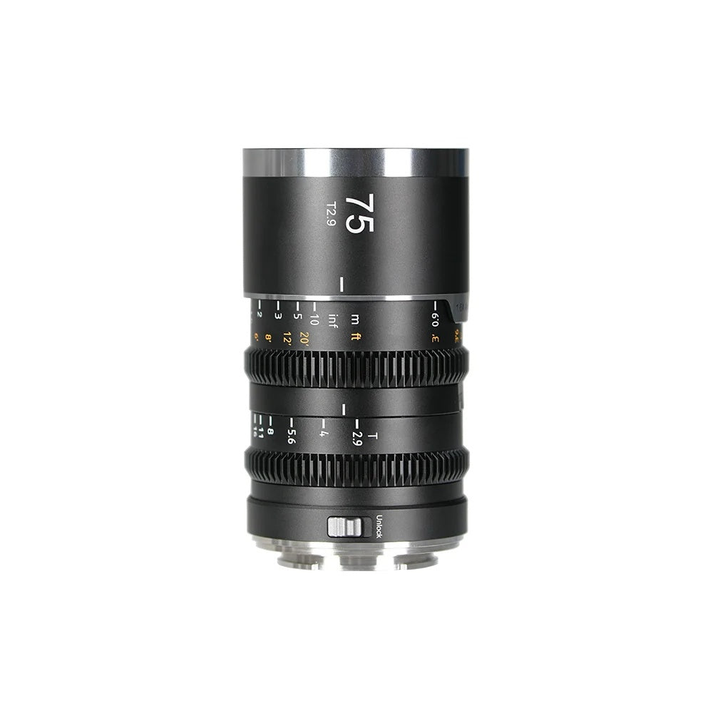 เลนส์ Anamorphic ฟูลเฟรม SIRUI Saturn V2 75mm T2.9 1.6x สลับแนวนอนแนวตั้งได้